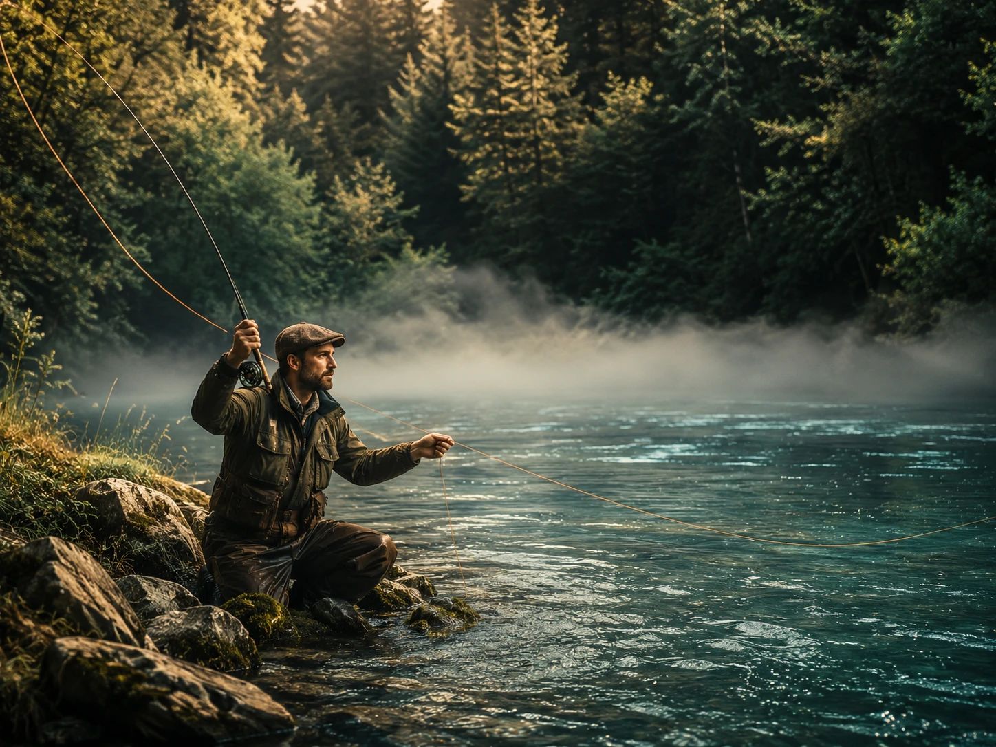 Fly fishing rijeka Krušnica Bosanska Krupa — kristalna voda, pastrmka