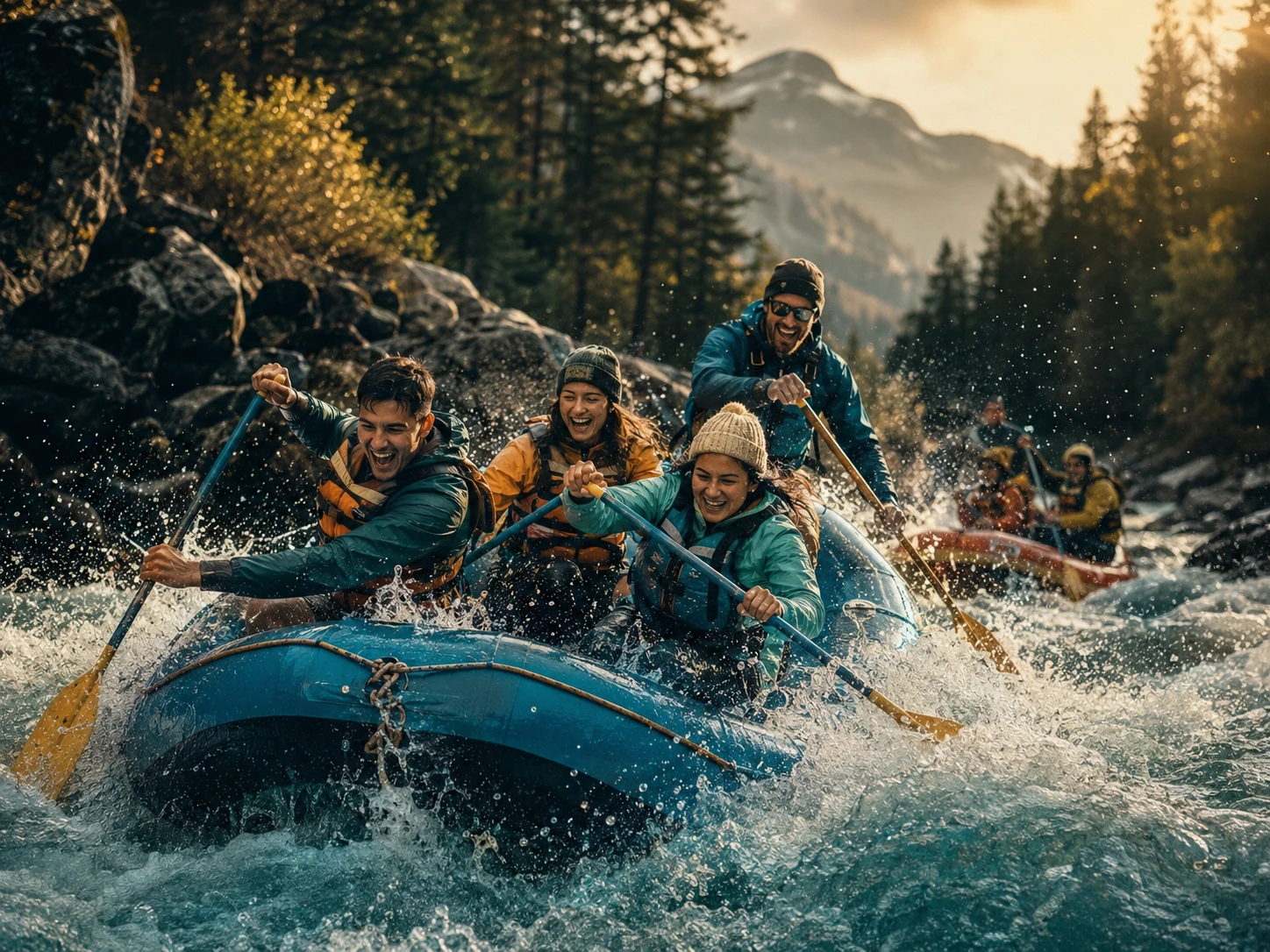 Una rafting regata — Štrbački Buk vodopad, kanjon Une Bosna